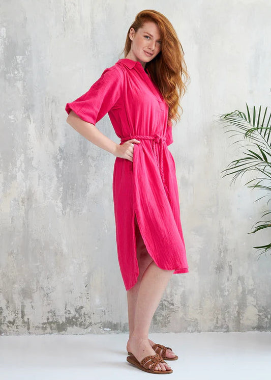 Vestido fucsia Sheri