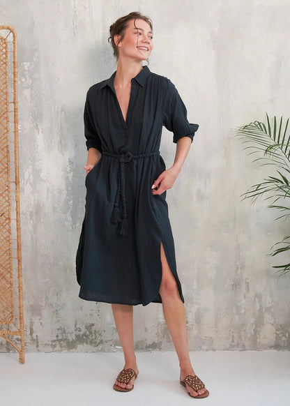 Vestido negro Sheri