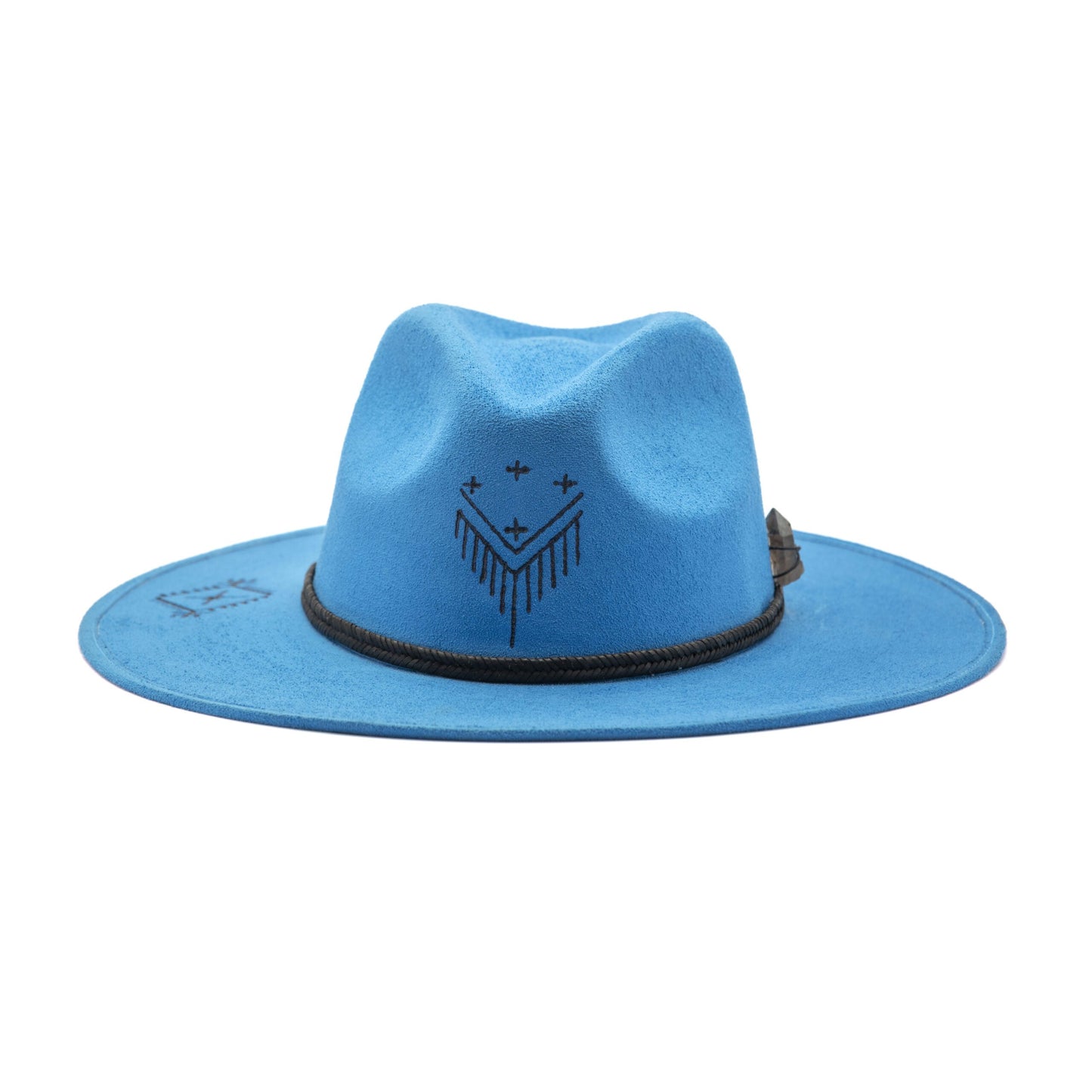 Sombrero gamuza azul bereber
