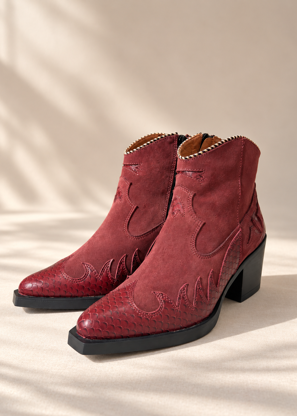 Botines Nemónic Burdeos