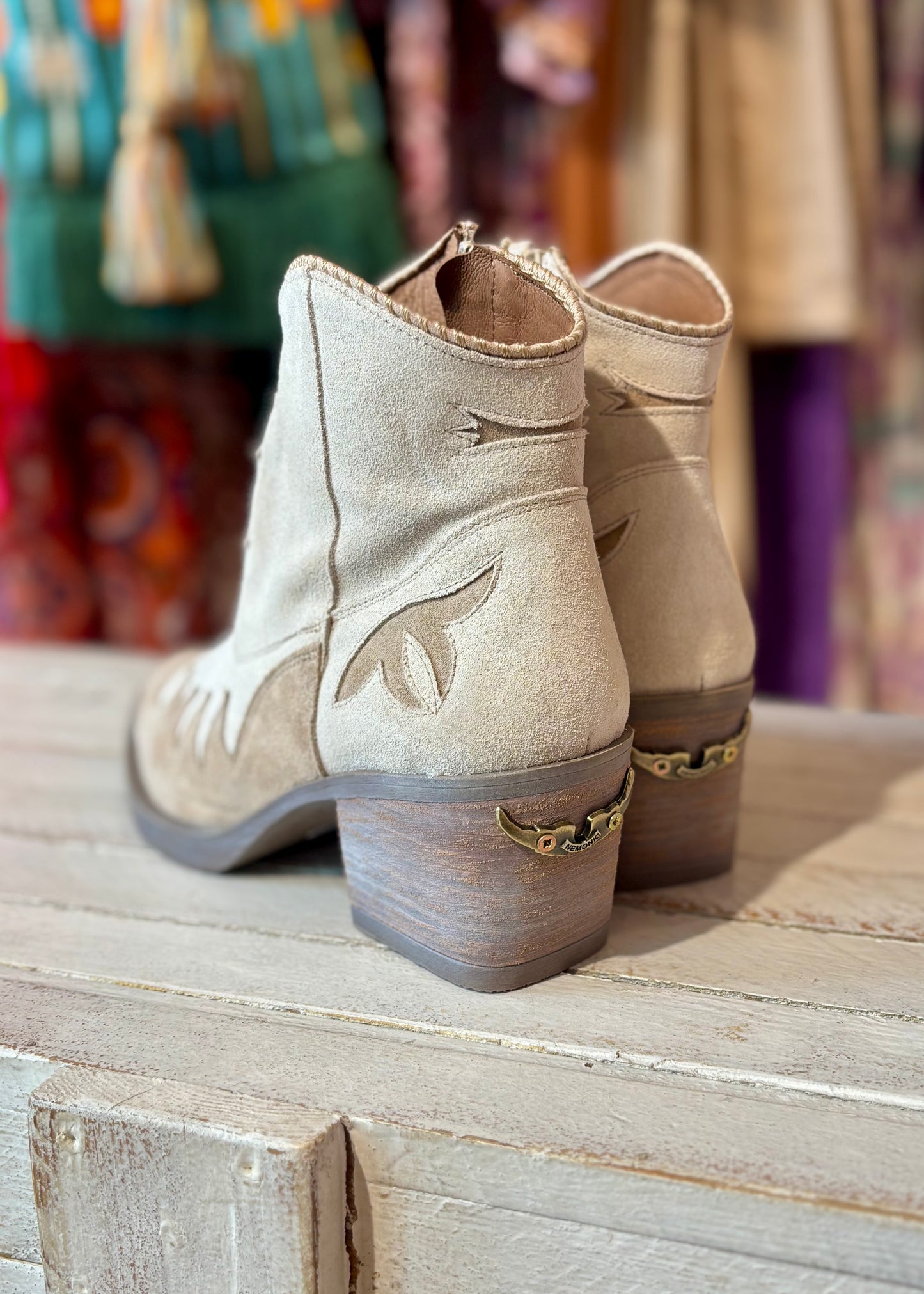 Botines Nemonic beige