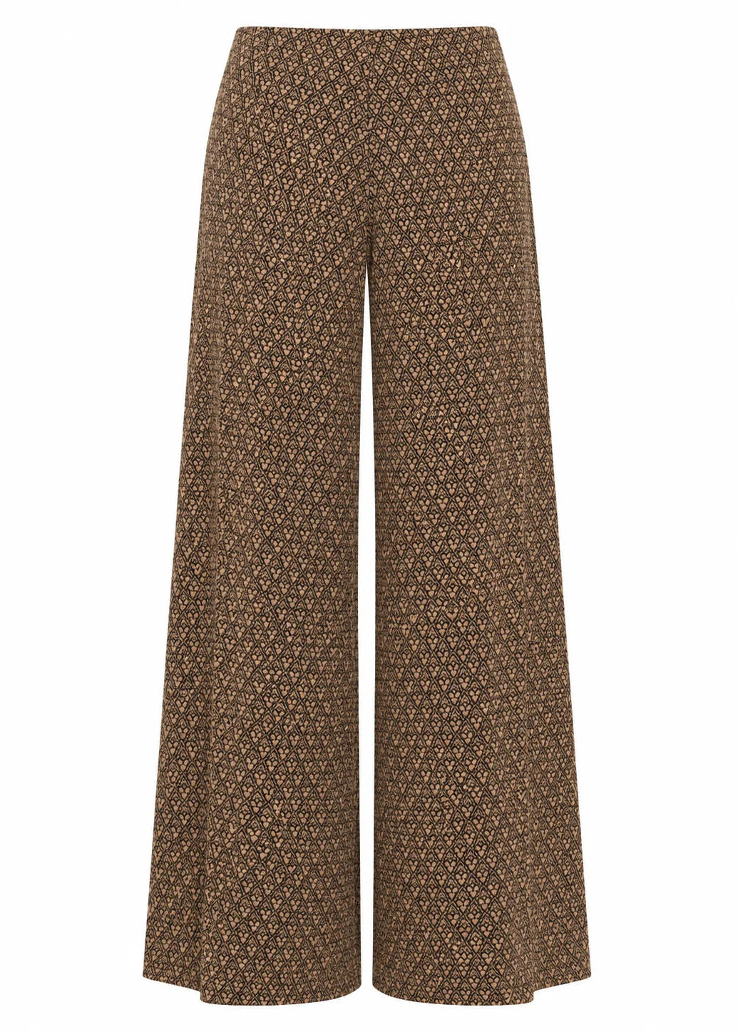 Pantalón bicolor camel