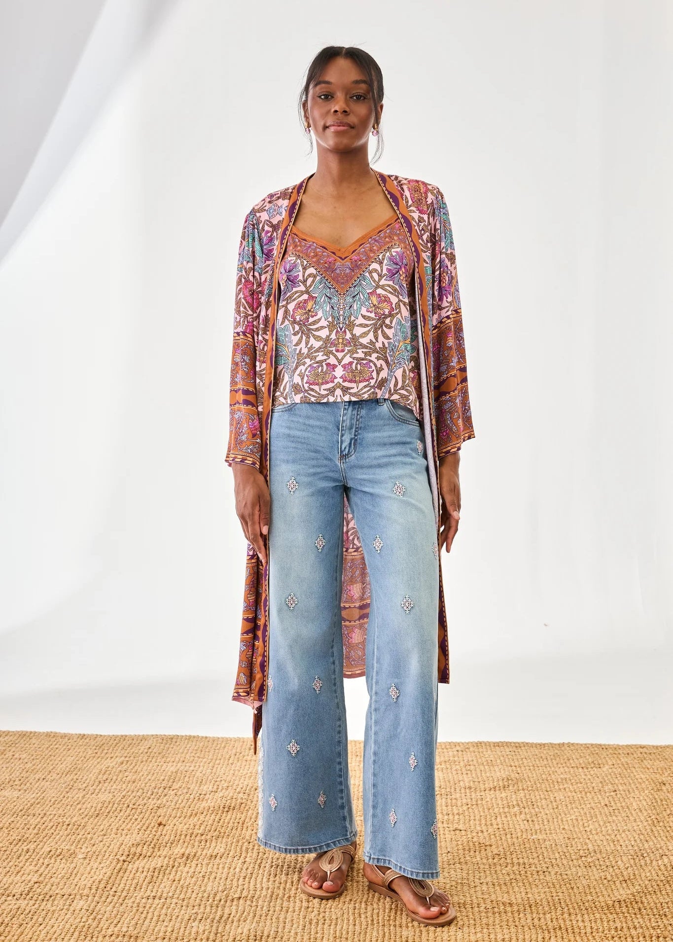 Top estampado floral