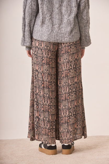 Jeans fluido estampado
