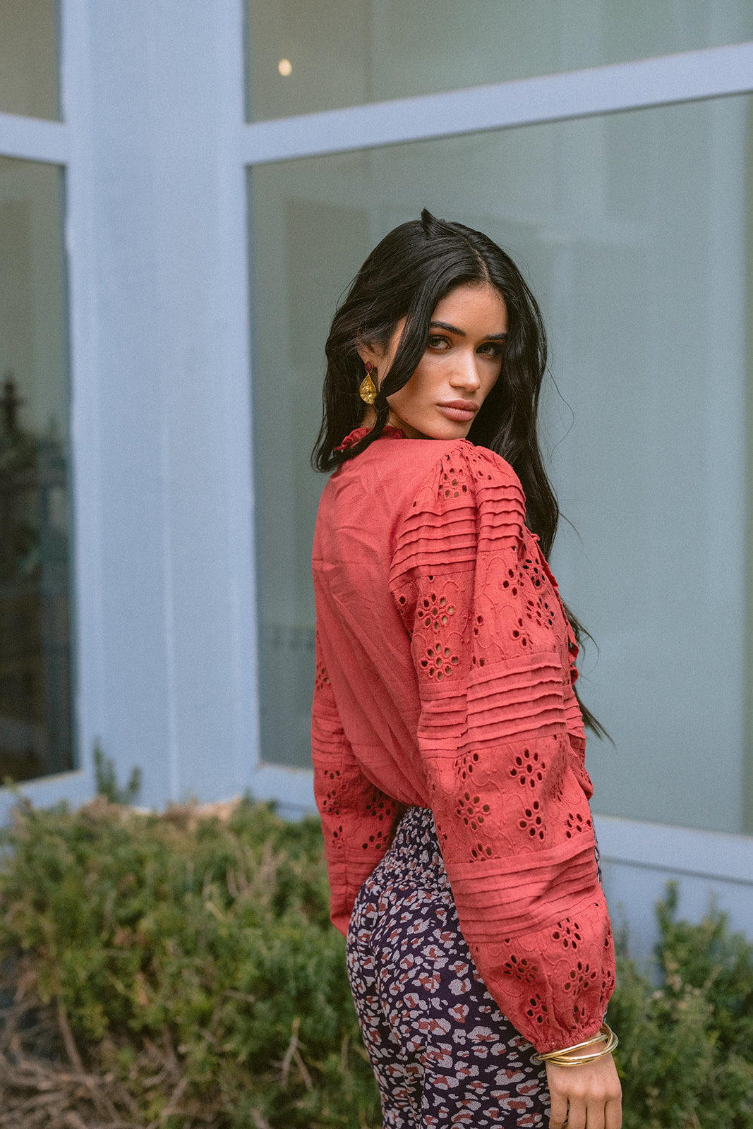 Blusa Verona shifly roja