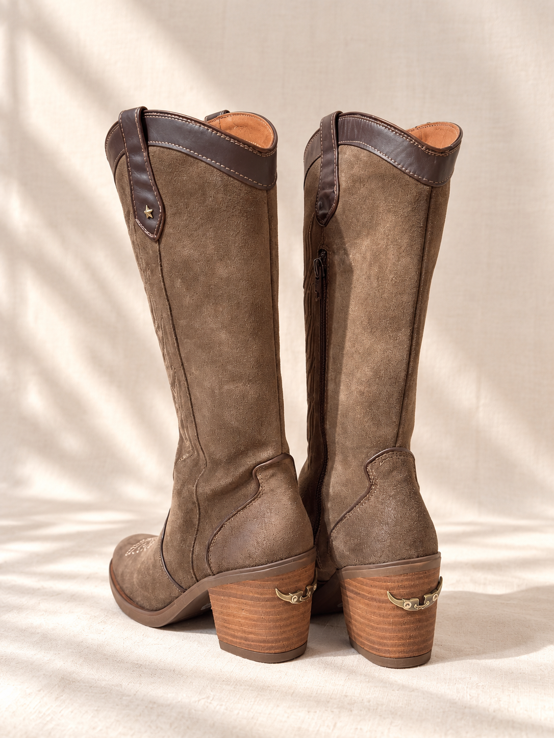 Botas Nemónic color taupe