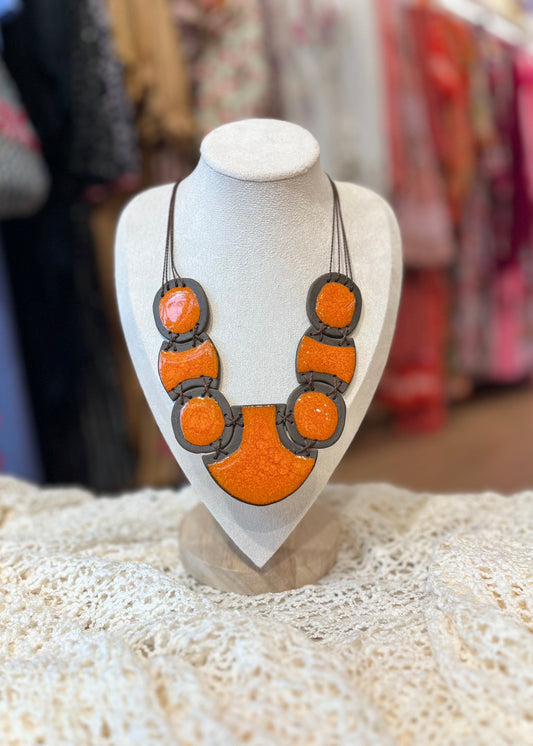 Collar cerámica esmaltado
