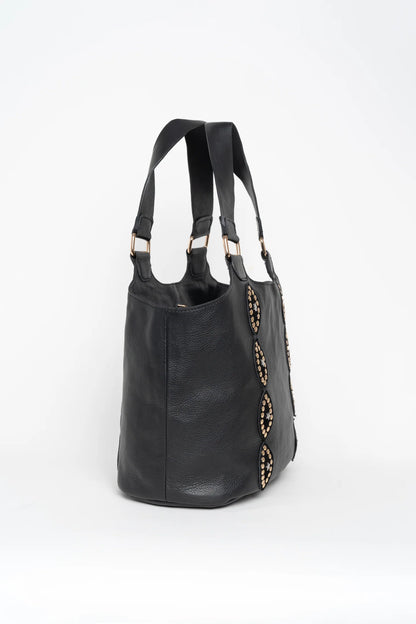 Bolso piel Shopper negro