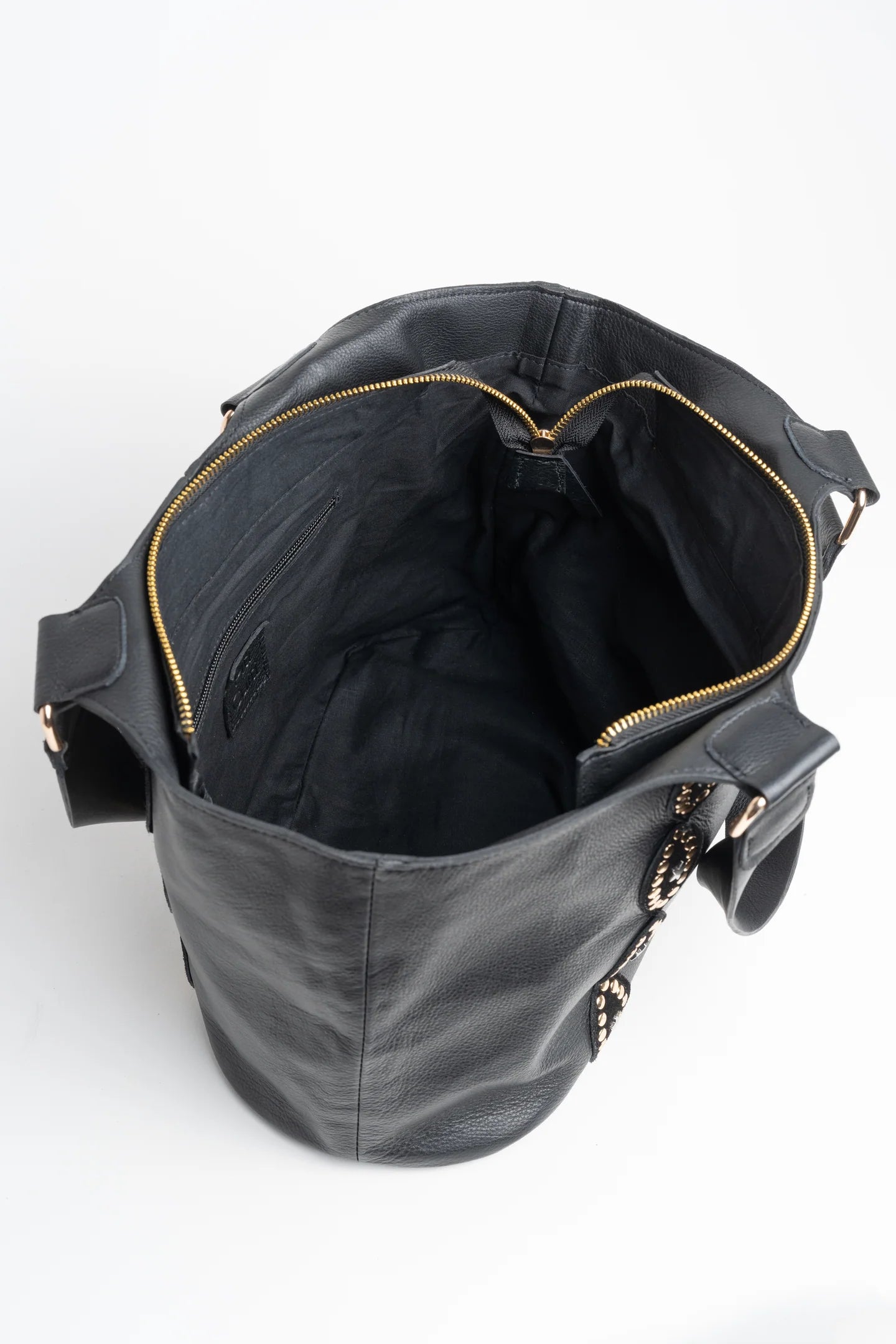 Bolso piel Shopper negro