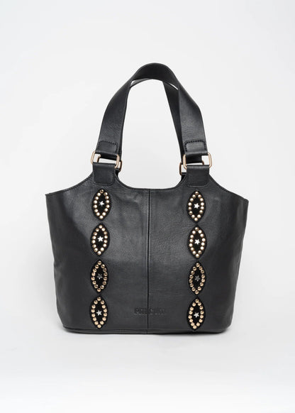 Bolso piel Shopper negro