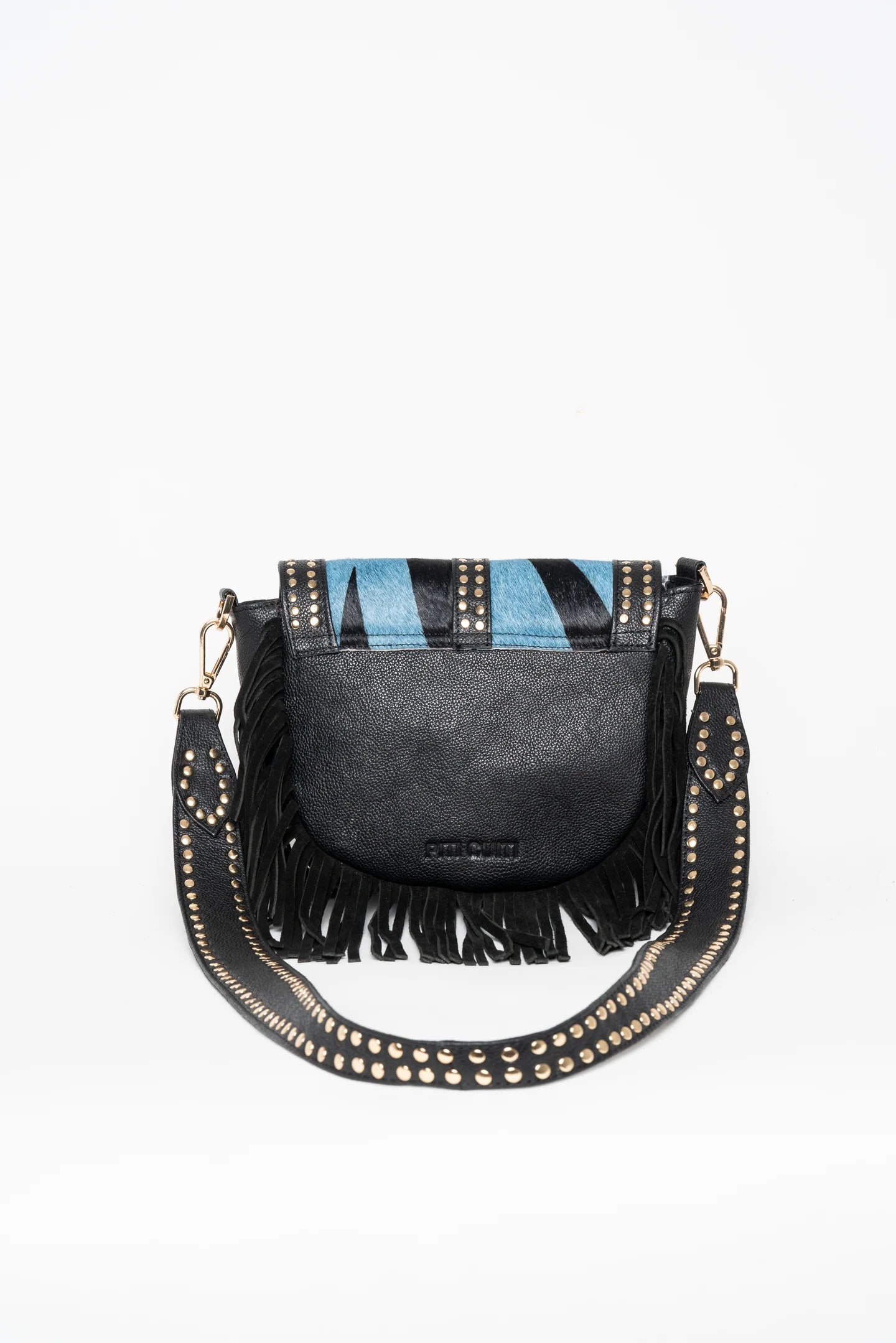 Bolso bandolera piel Amal azul