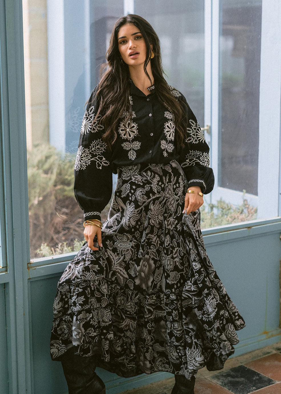 Falda Verona black