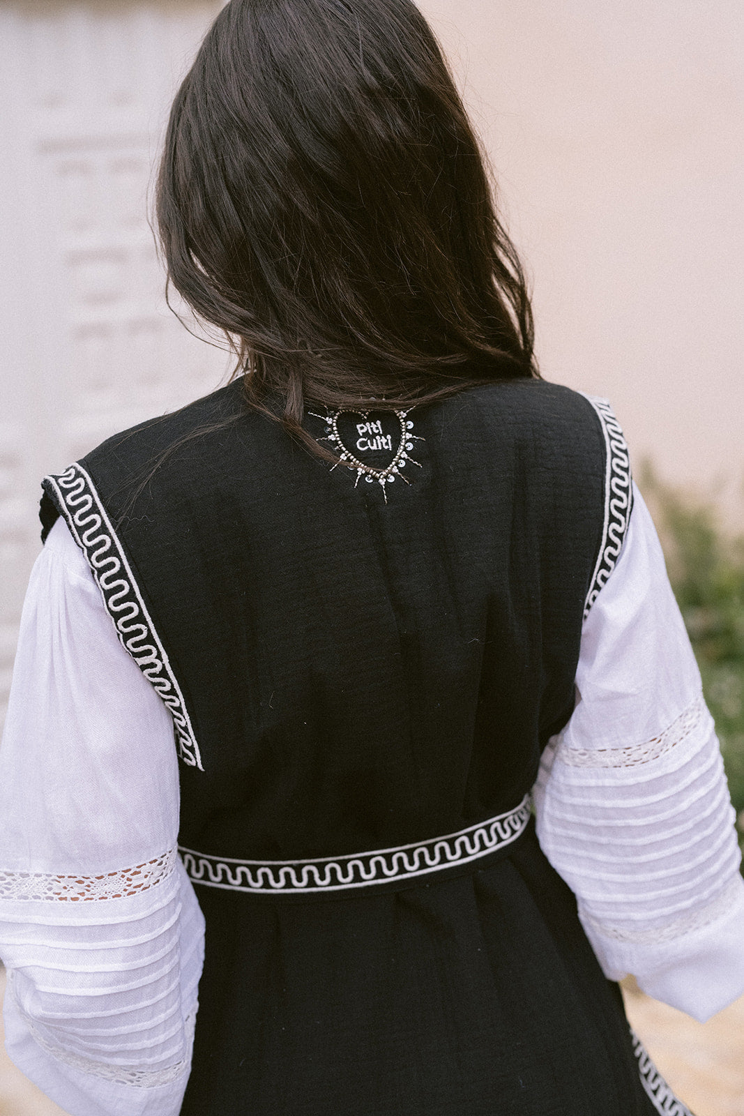 Chaleco Verona black & white