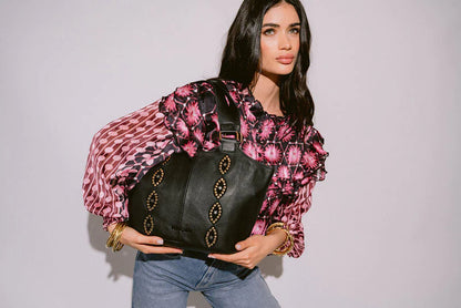 Bolso piel Shopper negro