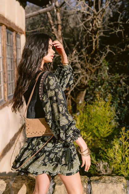 Vestido Cachemira green