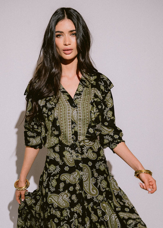 Blusa Cachemira green