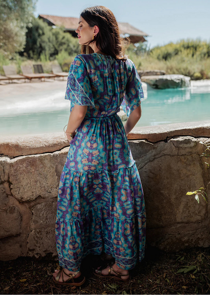 Vestido largo Bali Blue