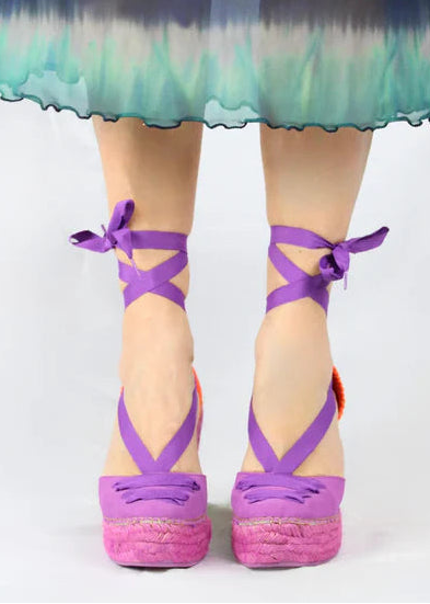 Sandalias Lila naranja Star Love