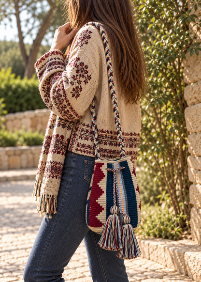 Bombonera wayuu multicolor