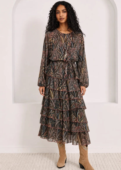 Blusa estampada volantes Amir