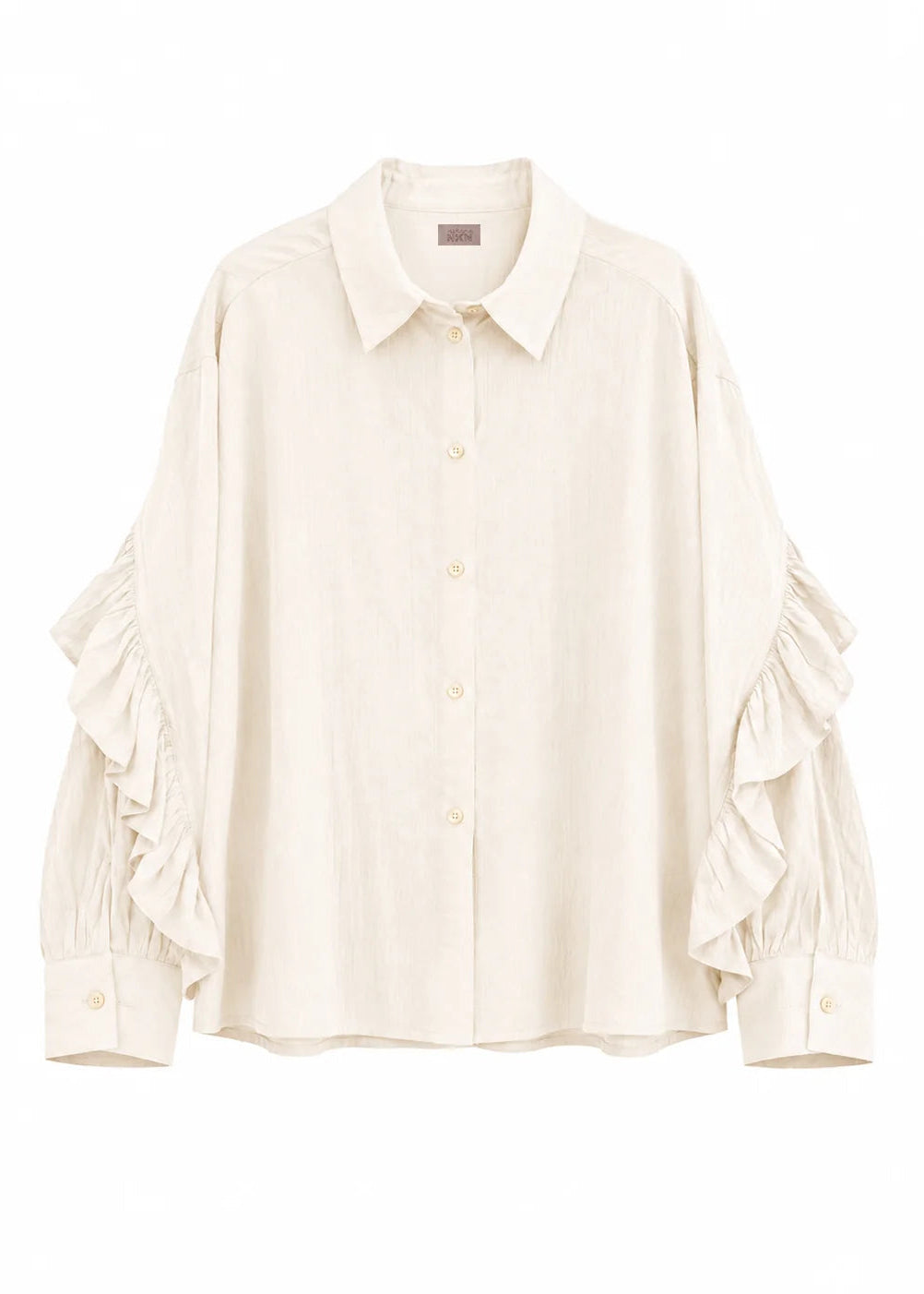 Blusa volantes bordada