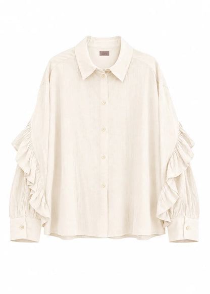 Blusa volantes bordada
