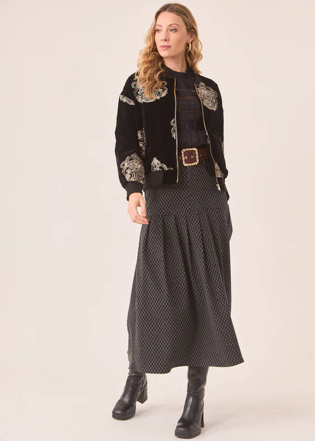 Chaqueta bomber terciopelo