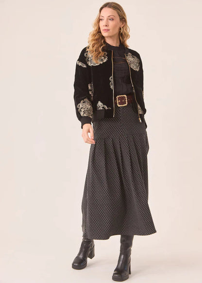 Chaqueta bomber terciopelo