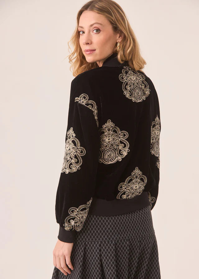 Chaqueta bomber terciopelo