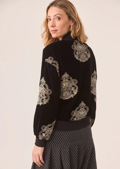 Chaqueta bomber terciopelo