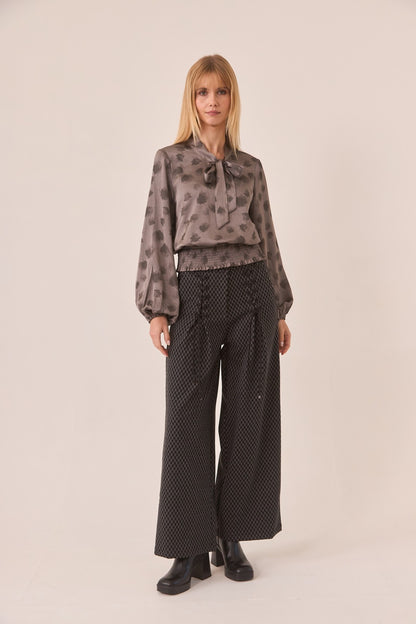 Pantalón jacquard lace