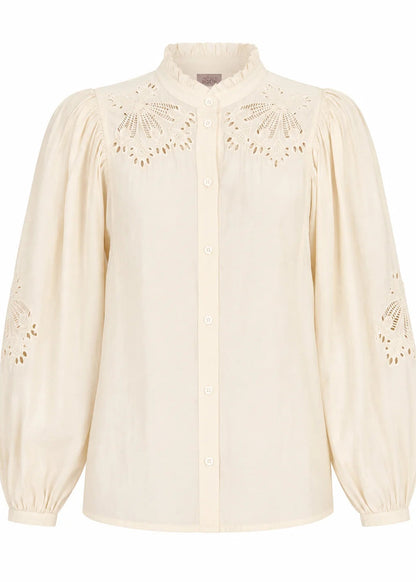 Blusa romantica bordados
