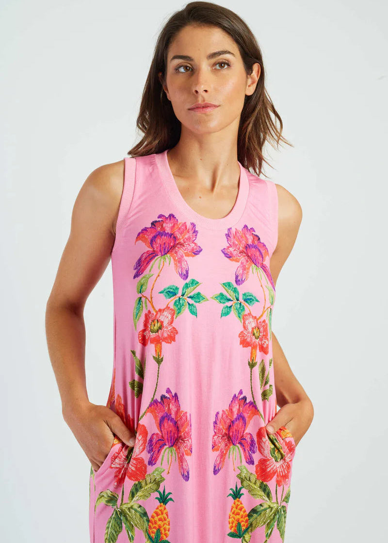 Vestido largo estampado Malaga