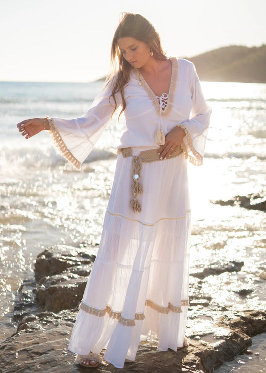 Falda Lucia Nyx Blanca