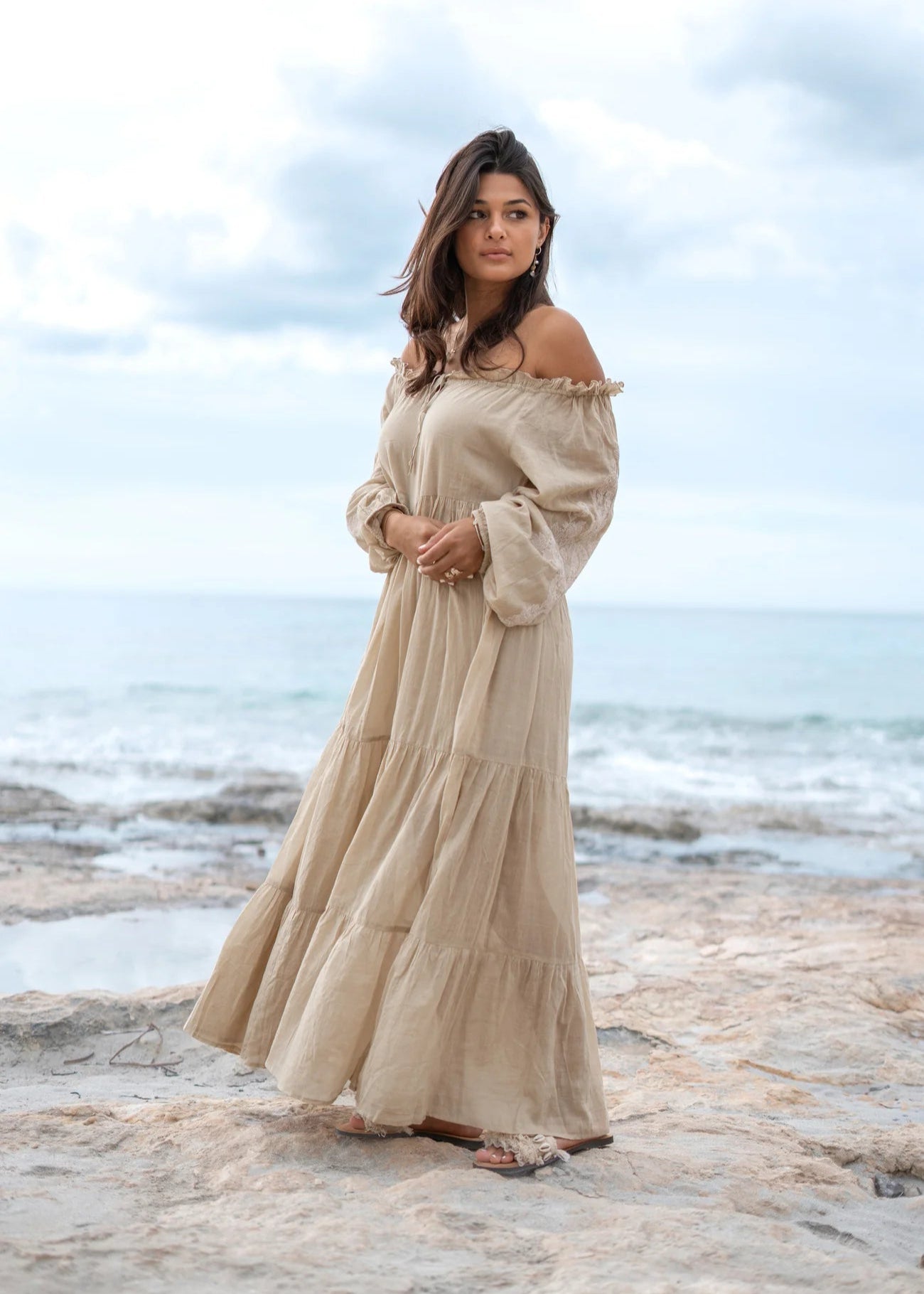 Vestido Peralta Cuenca Arena