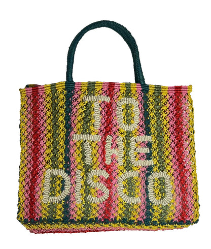 Bolso de yute "To the Disco"
