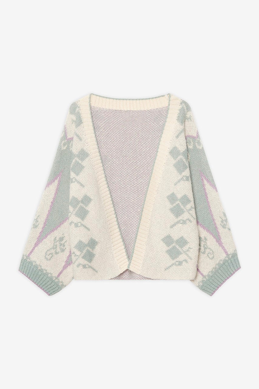 Kimono corto jacquard