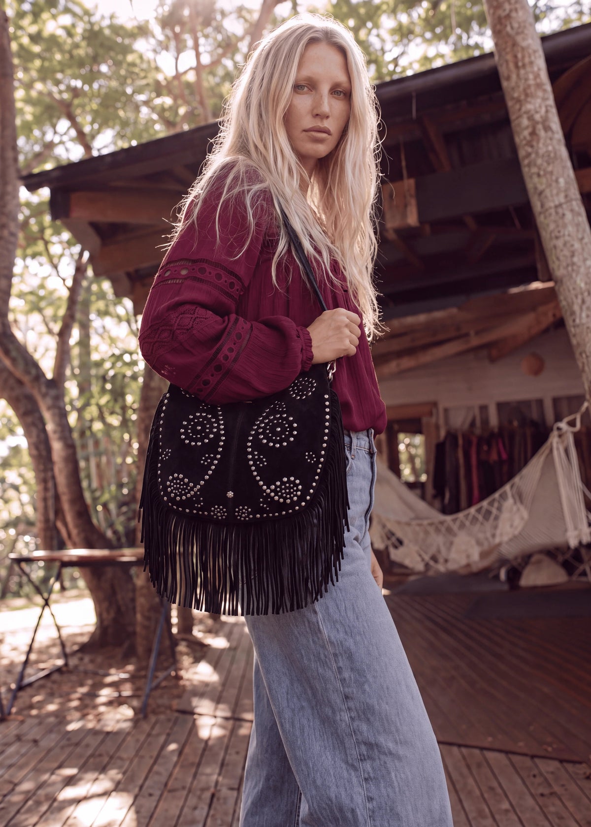 Bandolera Dakota negra