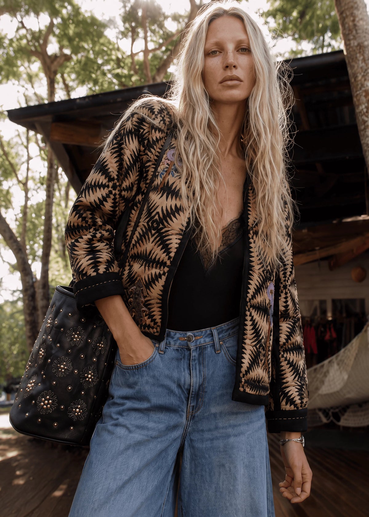 Bolso Moka bucket negro