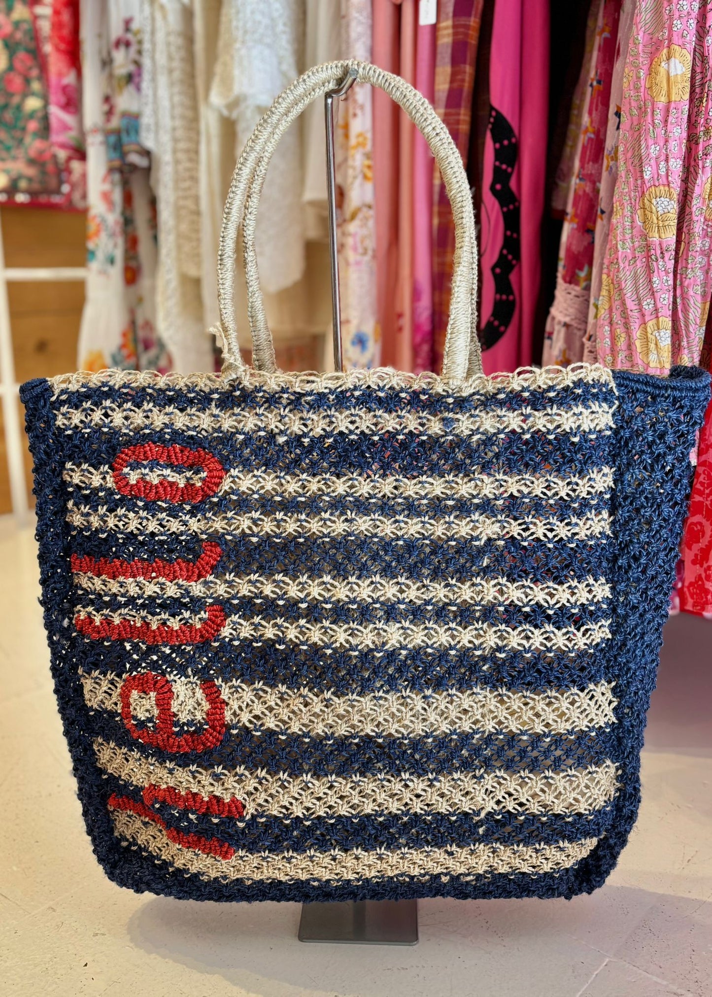 Bolso de yute "Hello"
