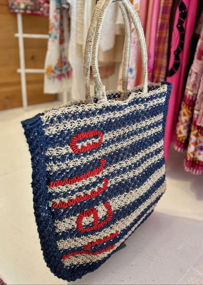 Bolso de yute "Hello"