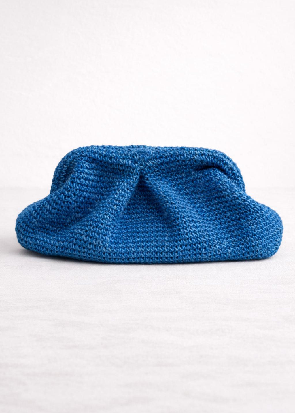 Clutch azul de yute