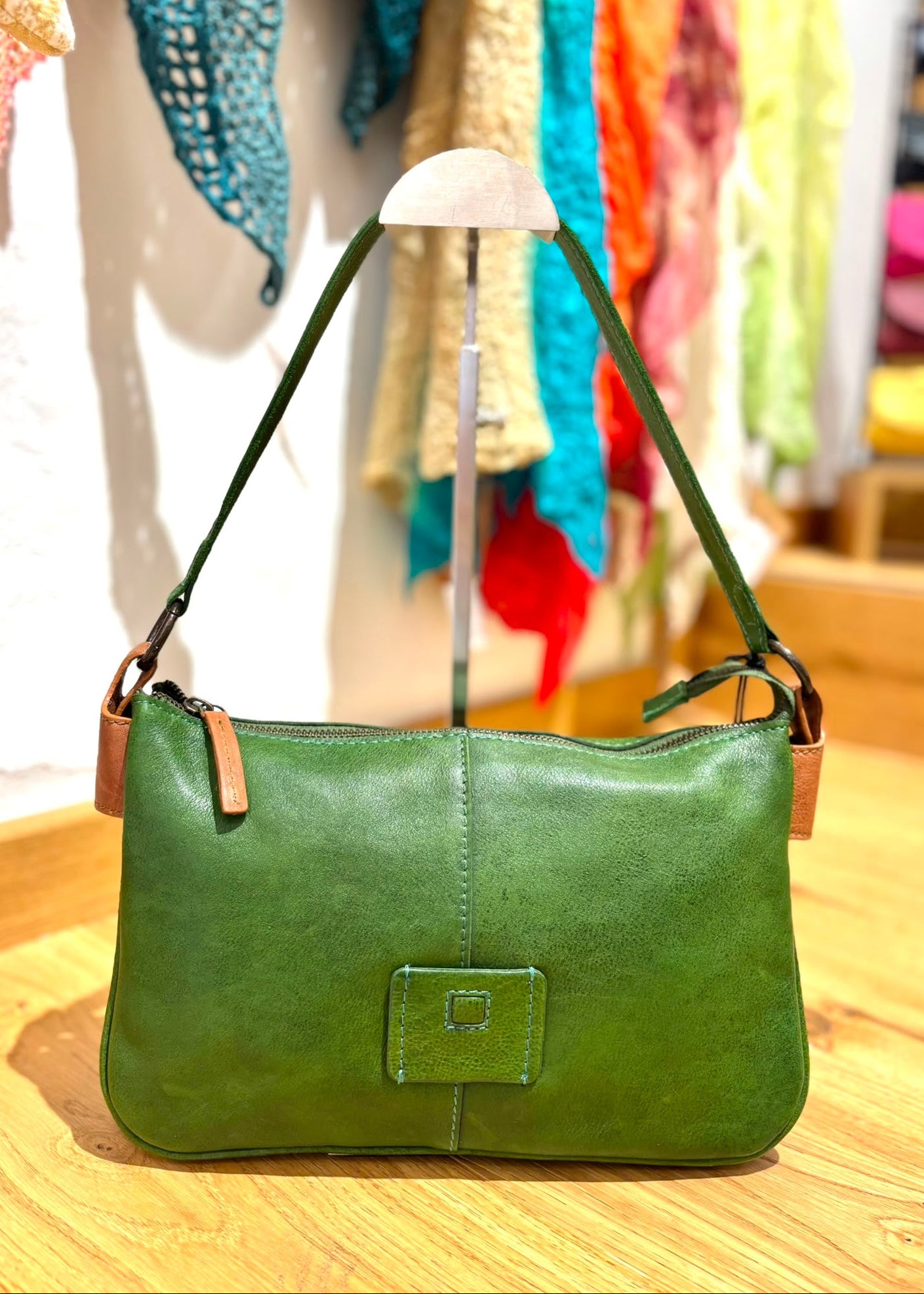 Bolso triple verde