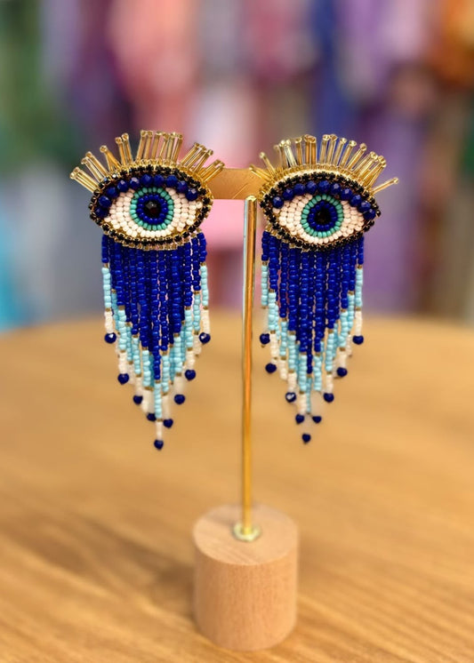Pendientes ojo turco