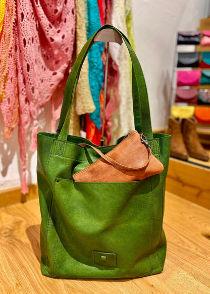 Bolso shopper verde