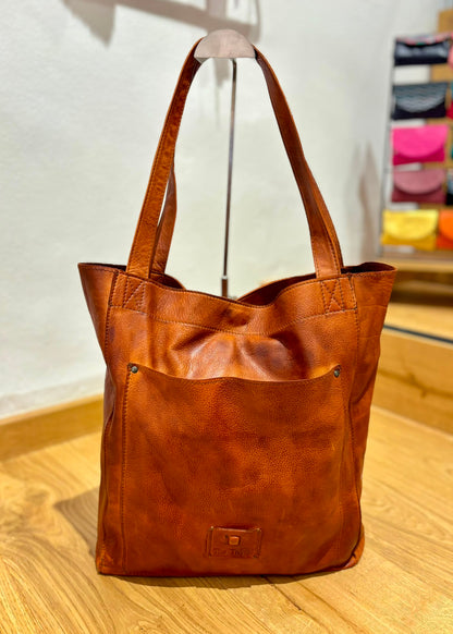 Bolso shopper camel