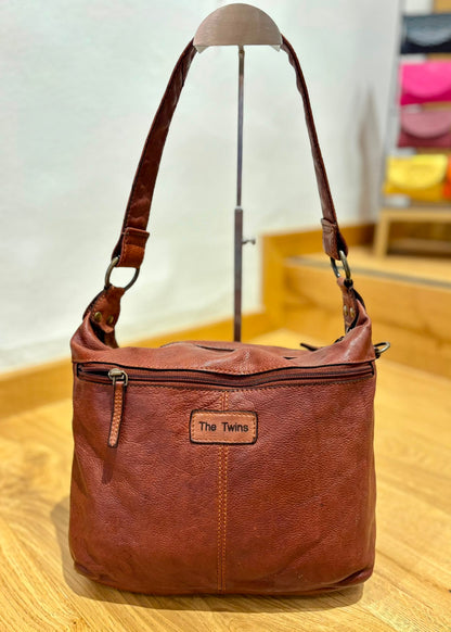 Bolso mediano coñac
