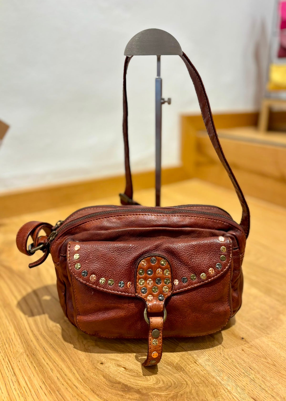 Bolso pequeño coñac
