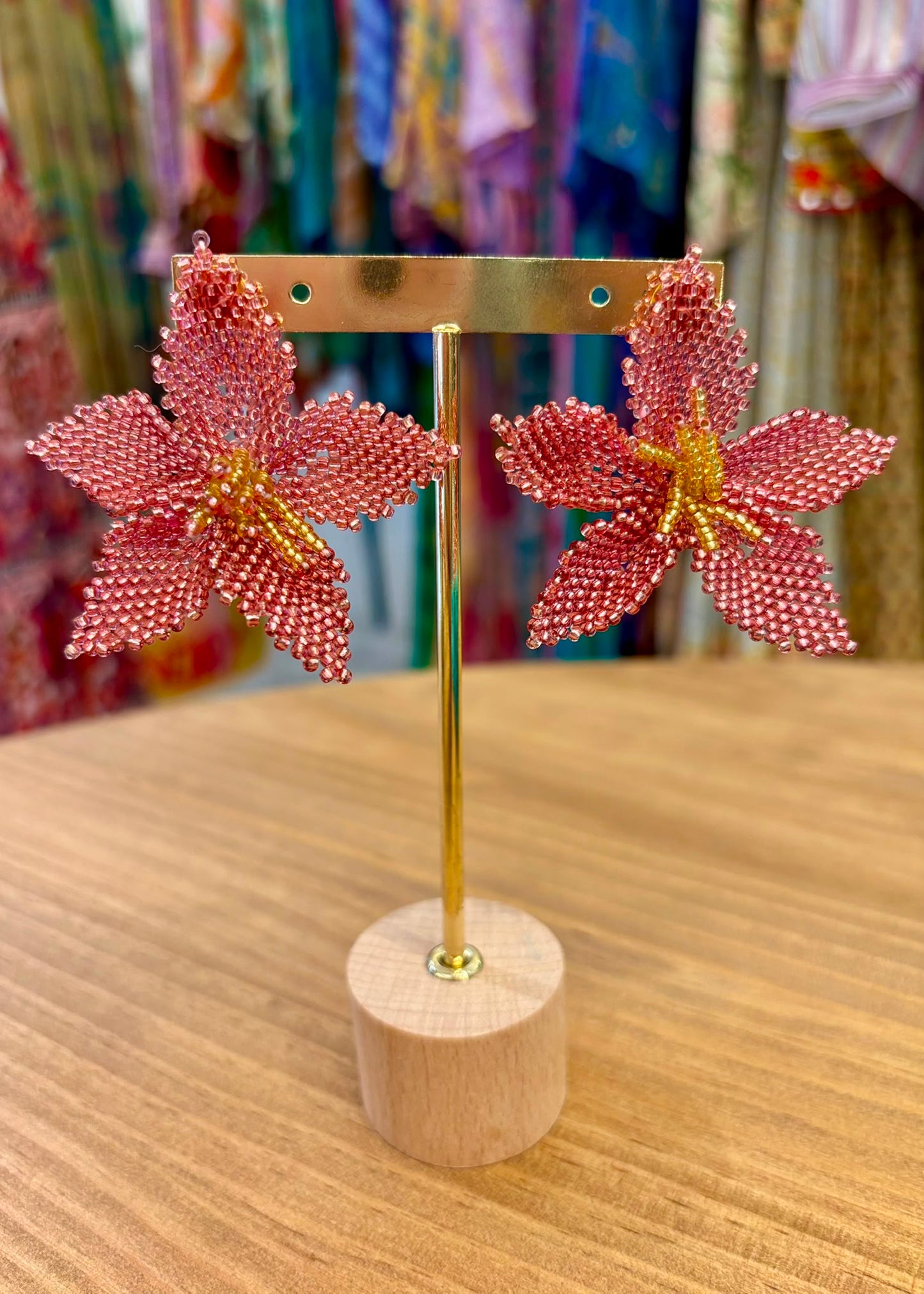 Pendientes flor