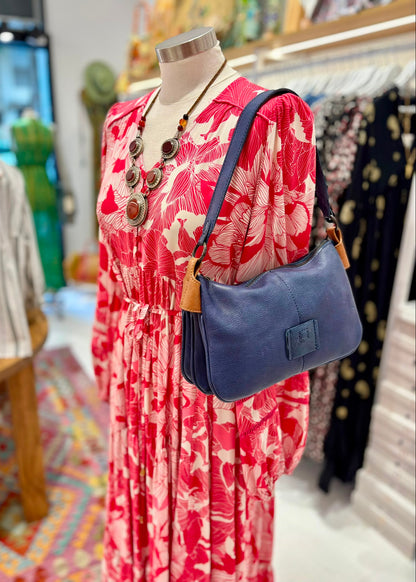 Bolso triple azul